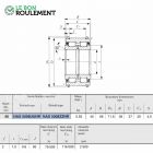 Roulement à rouleaux cylindriques NAS5008-UU-NR-IKO