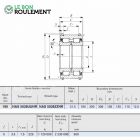 Roulement à rouleaux cylindriques NAS5038-UU-NR-IKO